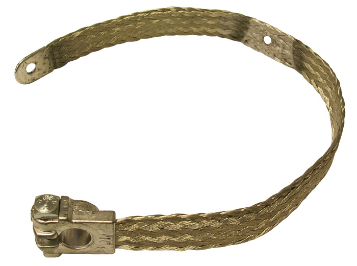 Negative Battery Ground Strap, 1954-56 Oldsmobile