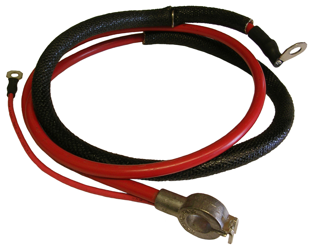 Positive Battery Cable, 1970 Oldsmobile 88 and 98 with front drum brakes