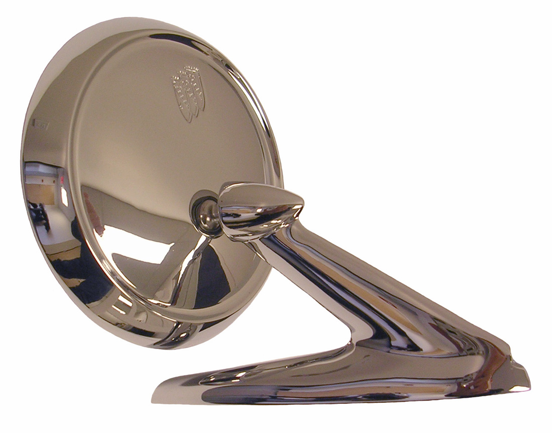 Outside Chrome Side View Mirror, 1961-62 Buick