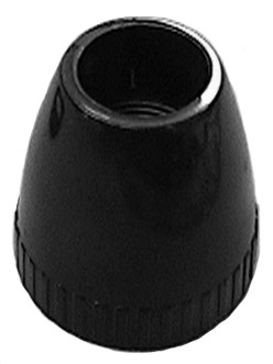 Black plastic antenna nut, 1967-69 Cutlass/442, 1963-70 88/98/Starfire