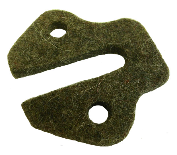 Brake Cable Backing Plate Felt Seals, pair, 1934-56 Oldsmobile