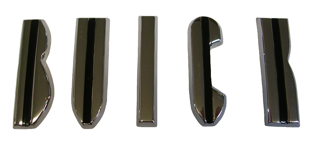 Buick Hood Letter Set, 1955-56 All models