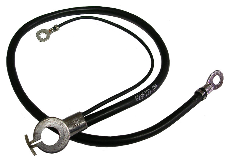 Negative Battery Cable, 1968-71 350 V8