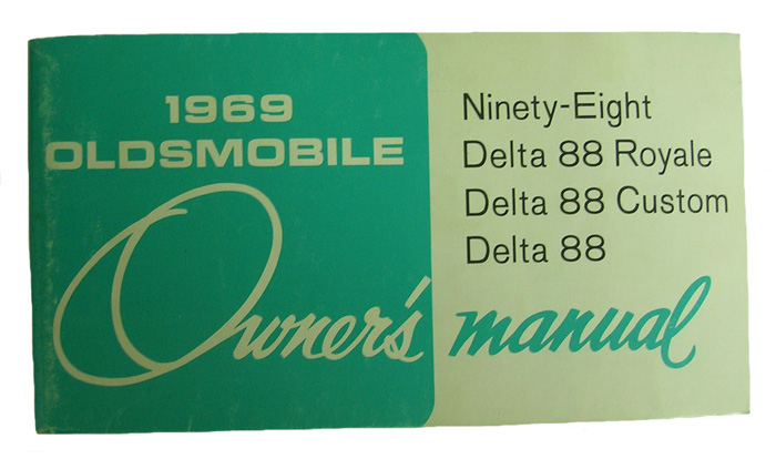 Owner's Manual, 1968 Oldsmobile 88, 98