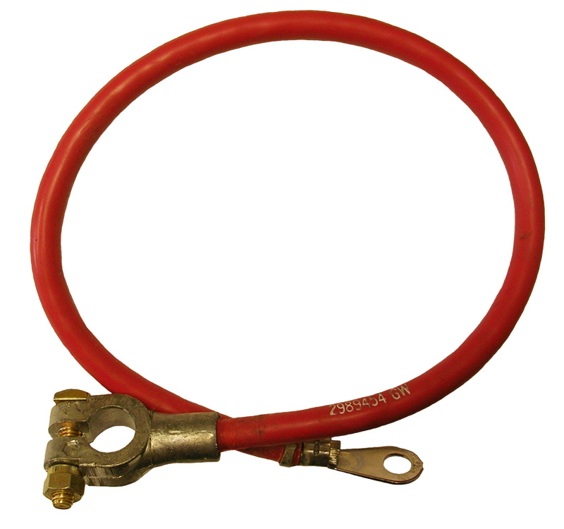 Positive Battery Cable, 1965 442, 400 V8