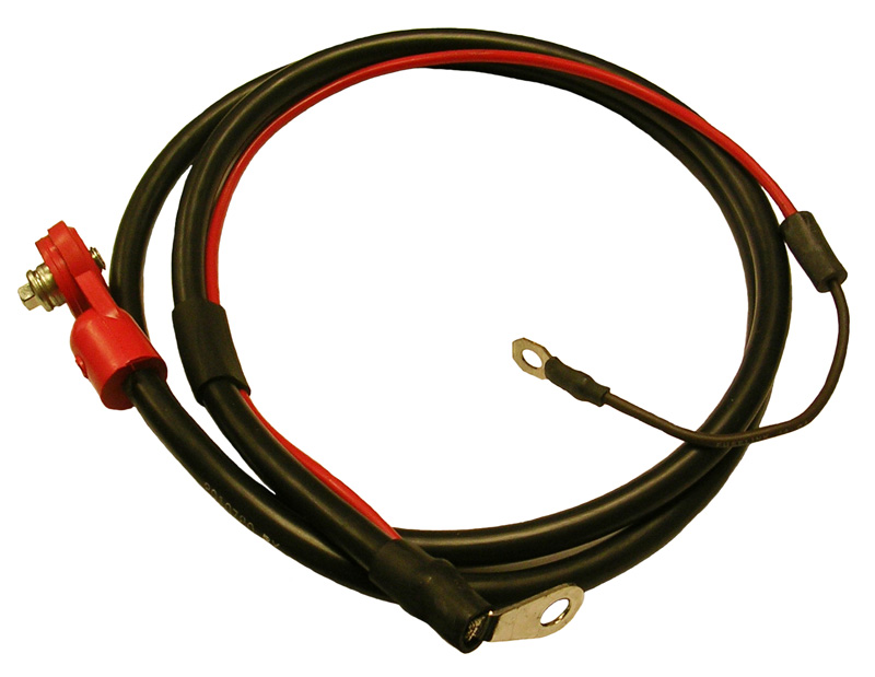 Positive Battery Cable, side post terminal, 1973 Cutlass 455