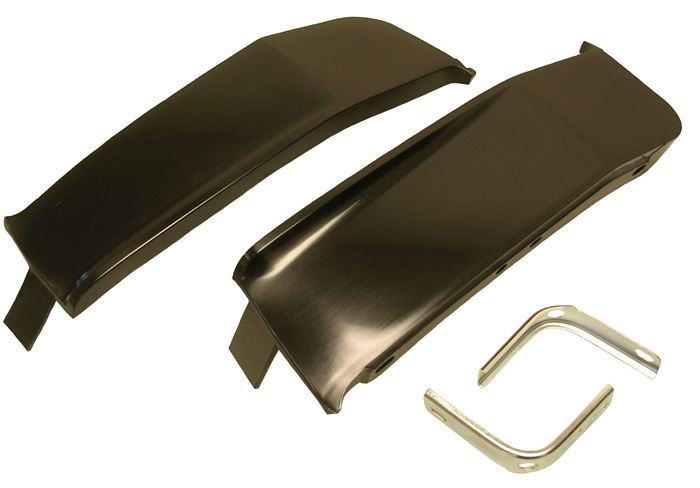 Rear Quarter Panel Rubber Extensions, pair, 1976-77 Cutlass 2 door