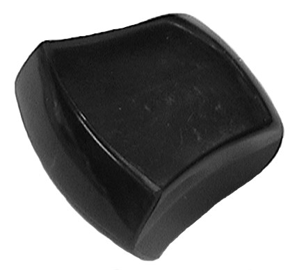 Seat adjuster knob, black, 1968-87 Cutlass and 442