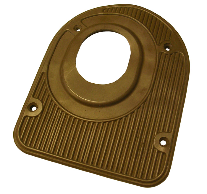 Steering Column Floor Plate, Brown, 1953 Buick