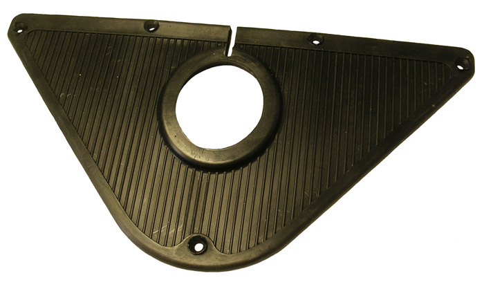 Steering Column Floor Plate, Black 1954-55 Buick