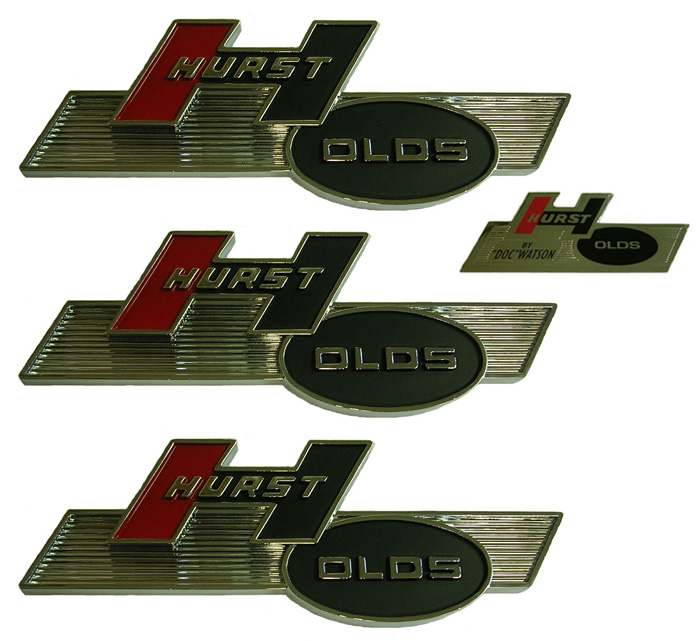 1968 Hurst/Olds Emblem Set-Fusick Automotive Products, Inc.