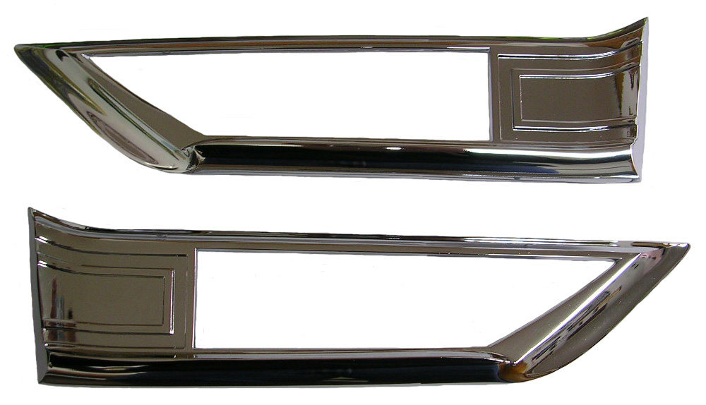 1970-71 Supreme & SX Front Fender Side Marker Moldings