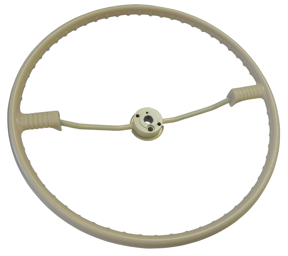 Deluxe Steering Wheel, Ivory, 1955-56 Oldsmobile