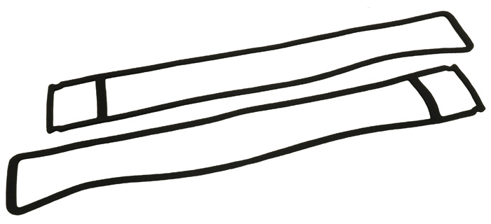 Tail Lens Gaskets, pair, 1966-67 Buick Riviera