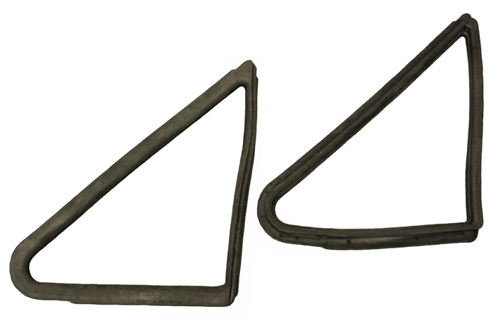 Rear Door Window Gaskets, 1950-51 Oldsmobile 76, 88, 88A four door sedans with fixed quarter glass